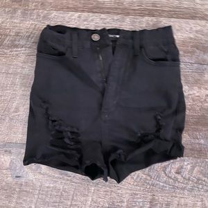 Black shorts